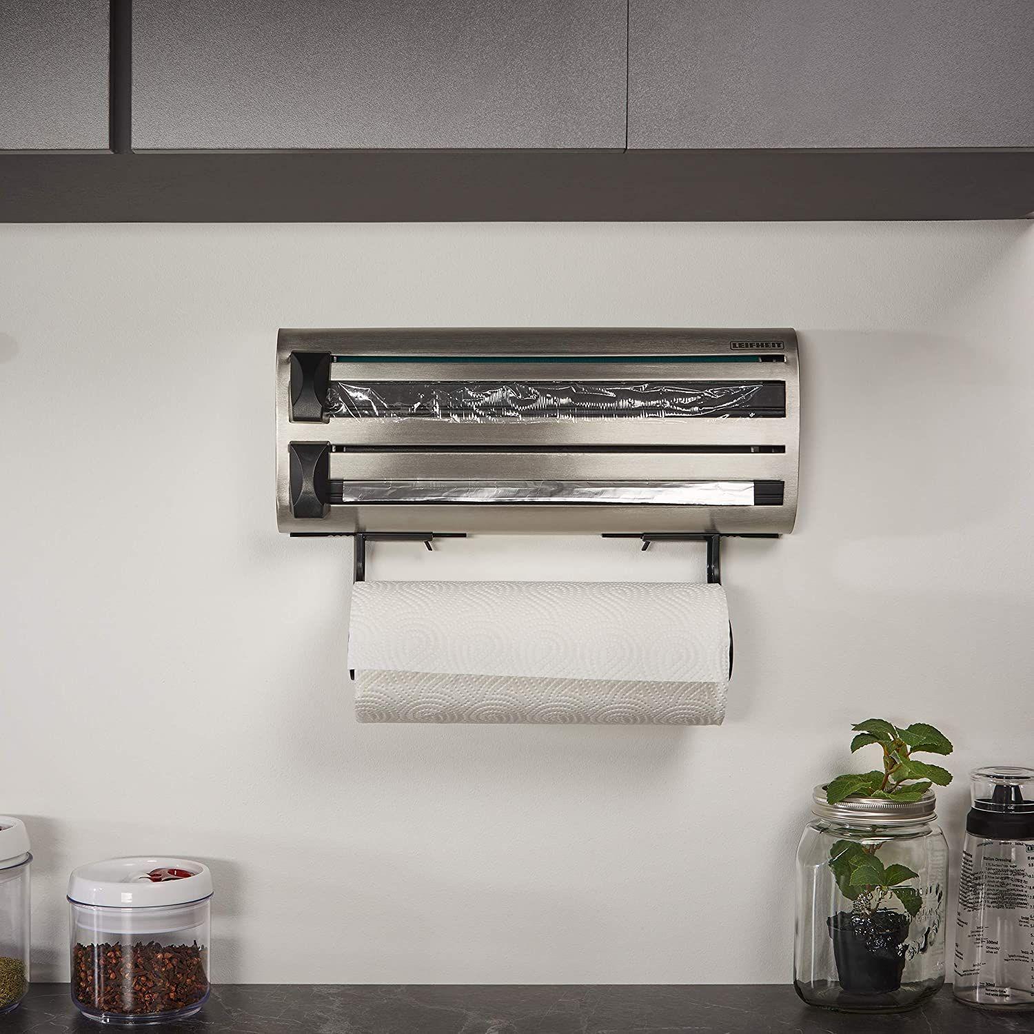 Portarollos de pared inox Leifheit -4