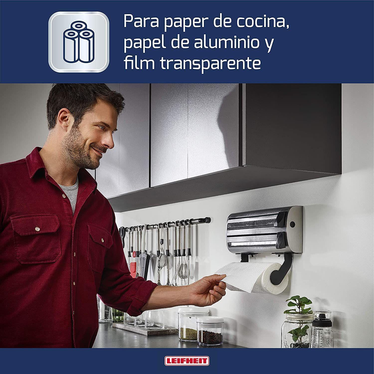 Portarollos de pared inox Leifheit -3