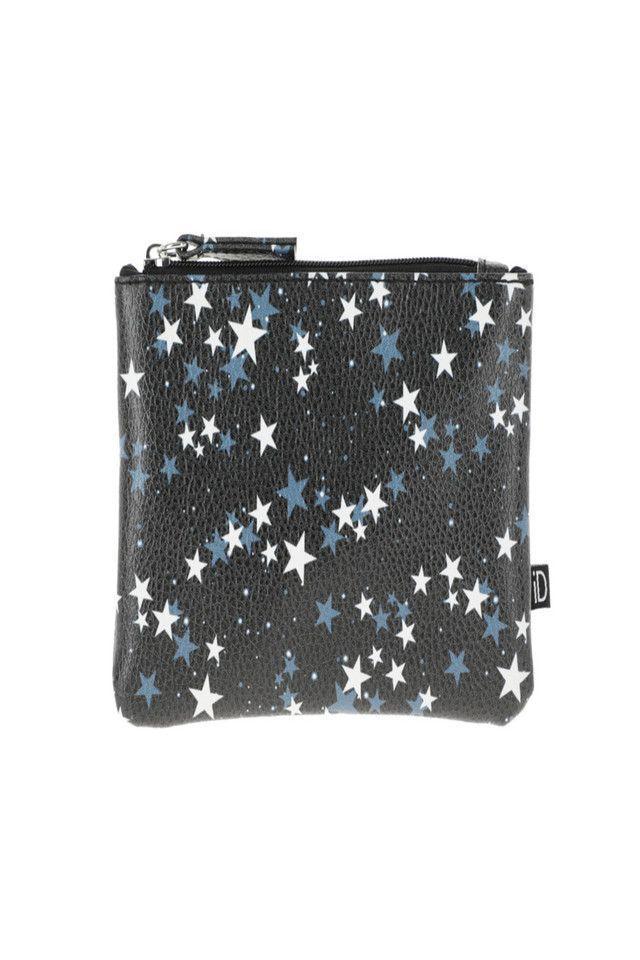 Monedero Negro Estrellas i-D-0