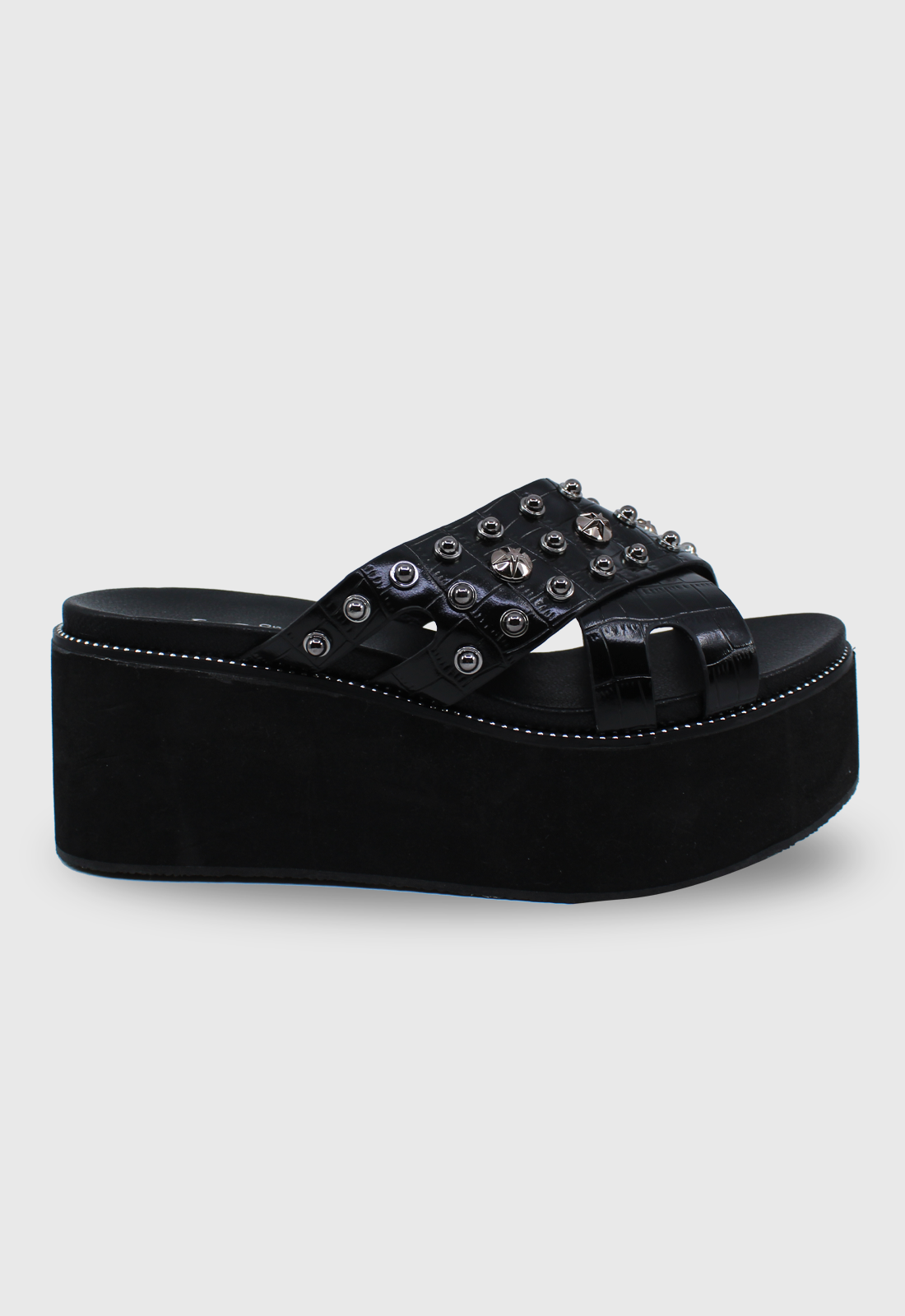 Sandalia Bulgaria negro Stylo Shoes-0
