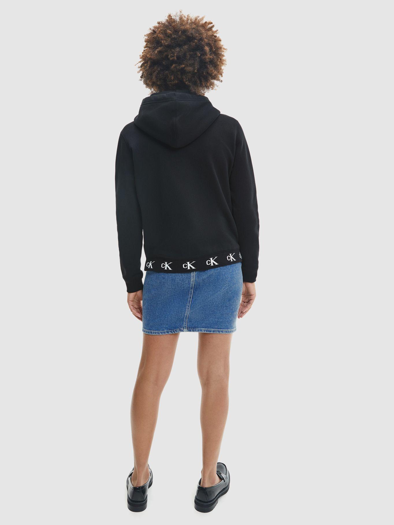 Polerón Trim Hoodie  Negro Calvin Klein-1