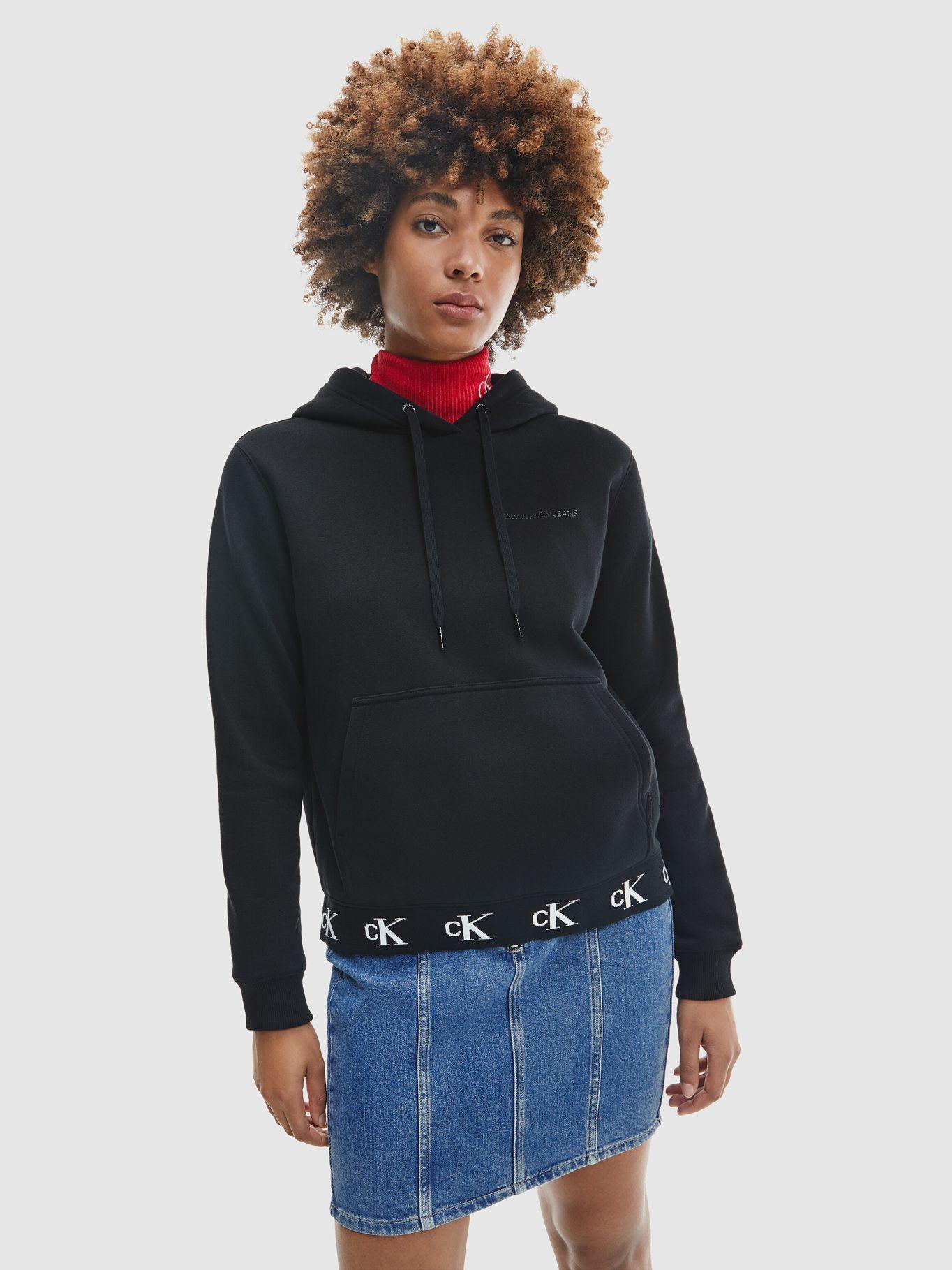 Polerón Trim Hoodie  Negro Calvin Klein-3