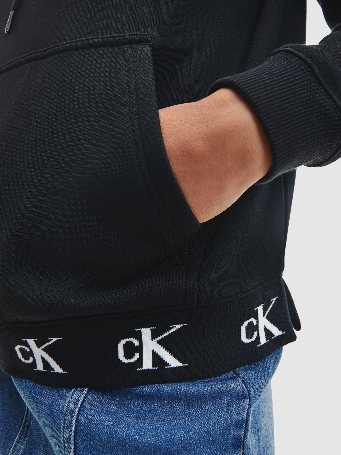 Polerón Trim Hoodie  Negro Calvin Klein-2