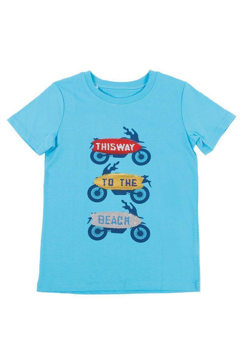 Polera Kids Niño Lentejuelas Day To Day Ficcus-0