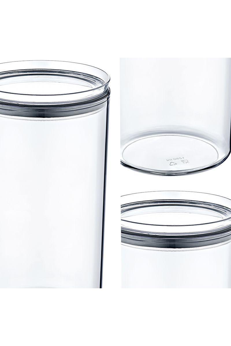 Contenedor Hermético 1,6 Lt Crystal Round-4