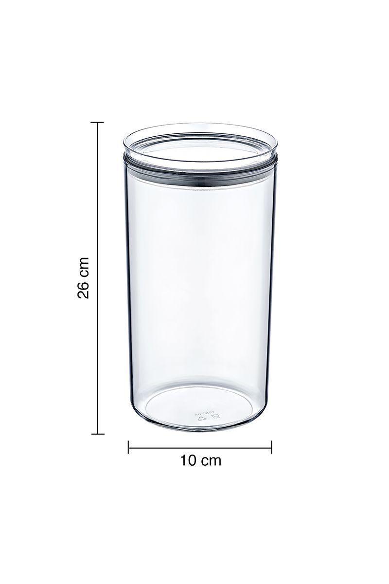 Contenedor Hermético 1,6 Lt Crystal Round-2