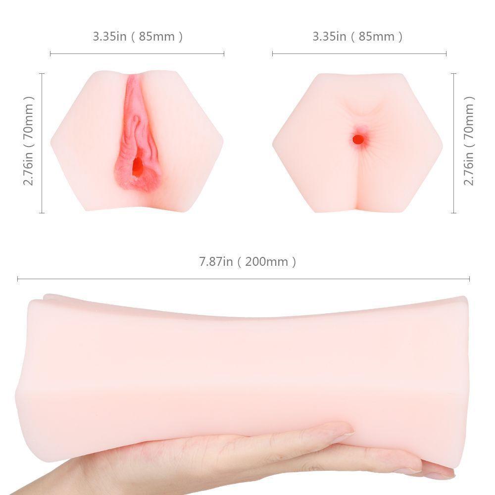 Selina Masturbador Masculino Manual Doble Vagina Ano Fersex-2