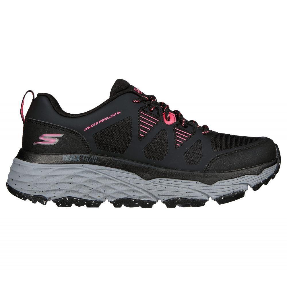 Zapatilla Mujer Max CushioningTrail Negro Skechers-4