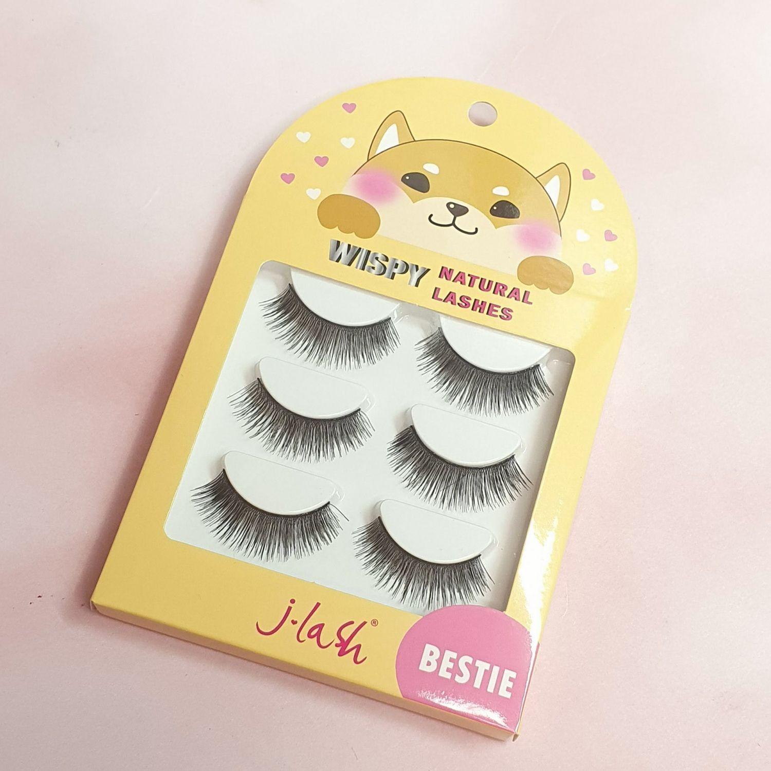 Set Pestañas "Bestie" y "Boba" + Delineador Adhesivo de Pestañas Negro J-Lash-5