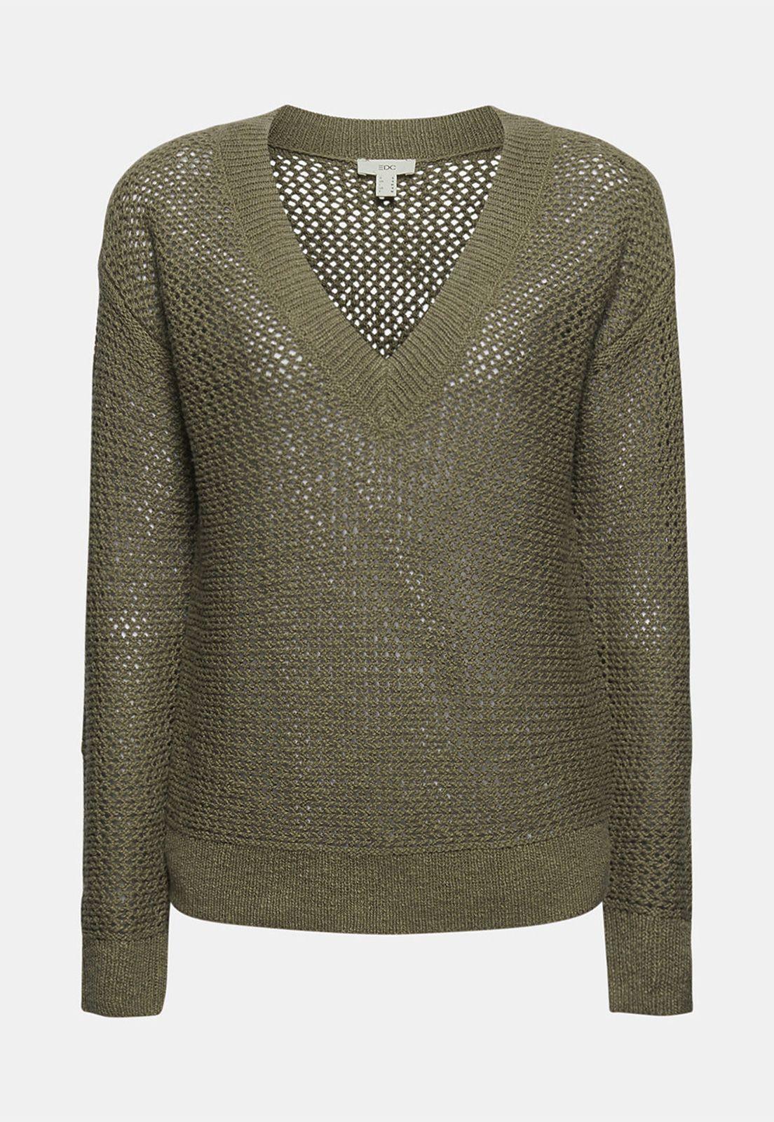 Sweater Mujer Punto Calado Esprit-3