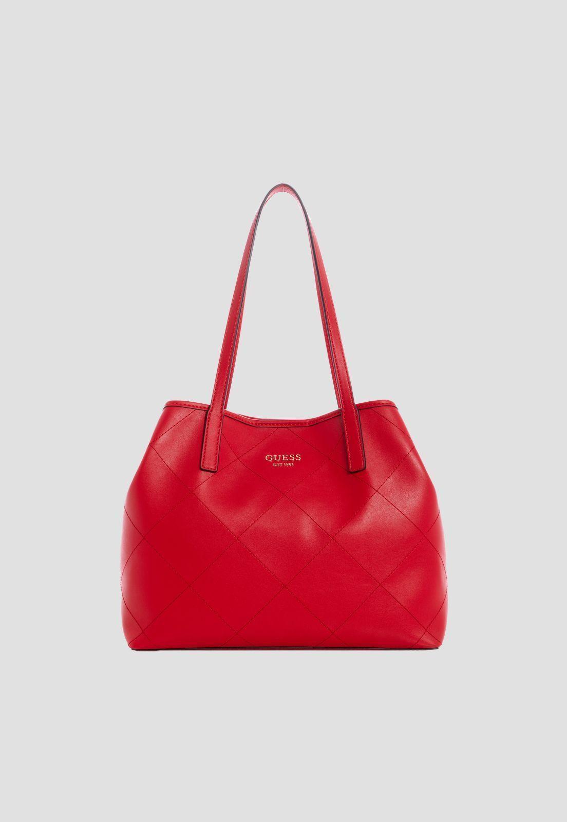 Cartera Vikky Tote Rmr Rojo Guess-0