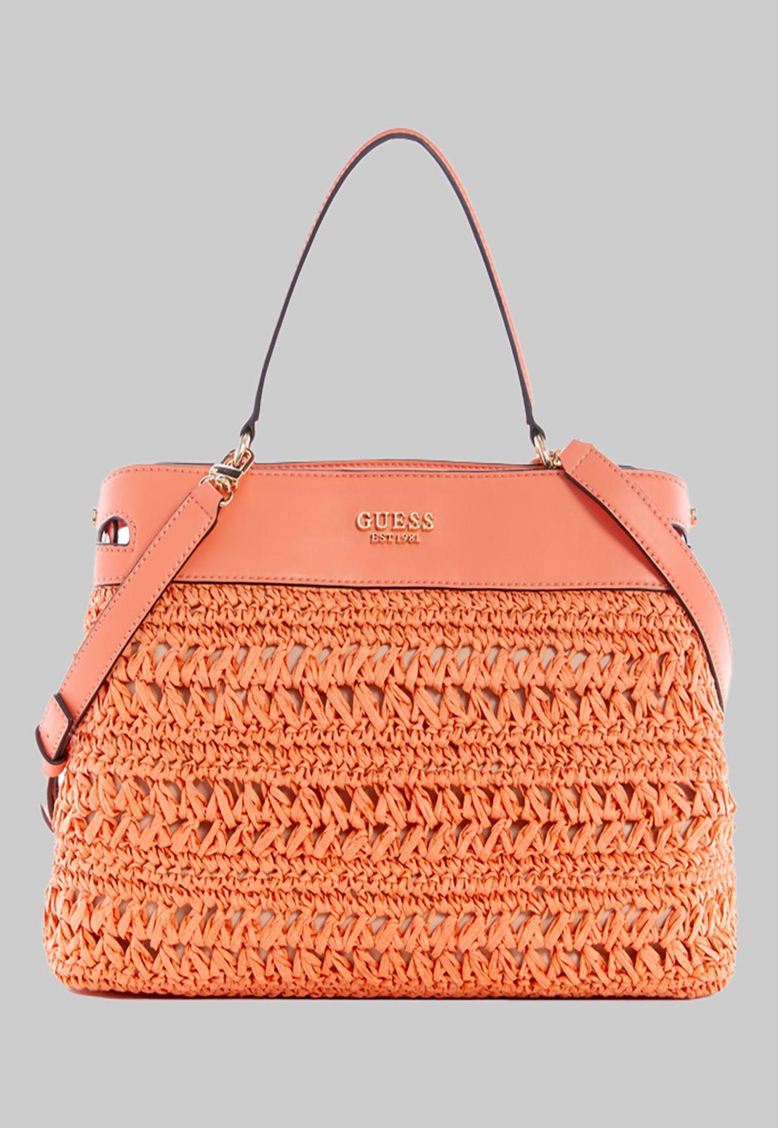 Cartera Guess Liguria Satchel Cor Coral-0
