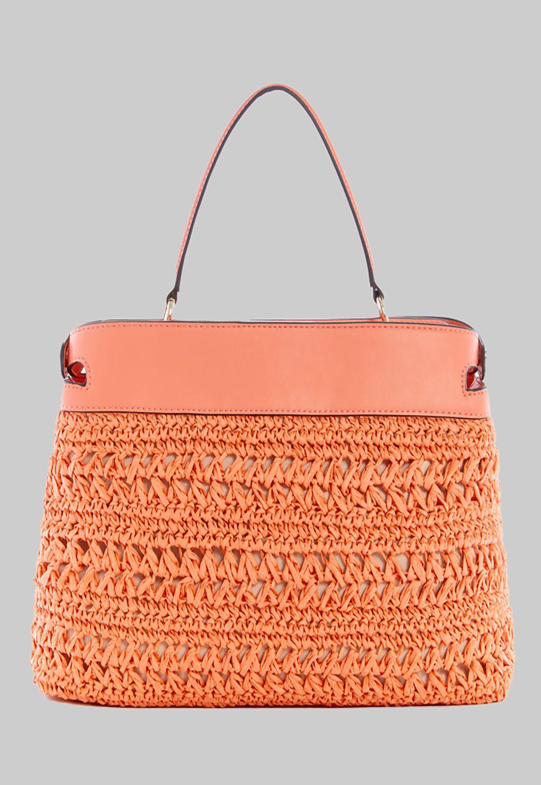 Cartera Guess Liguria Satchel Cor Coral-2