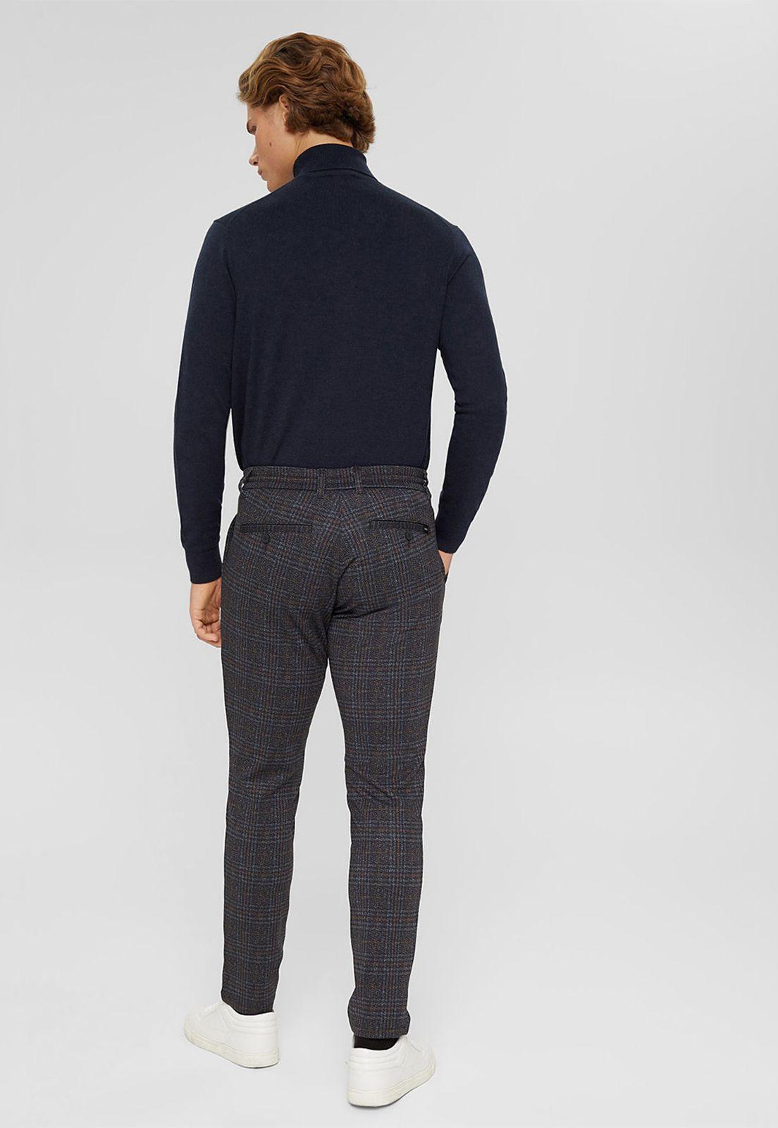 Pantalón hombre a cuadros Esprit-1