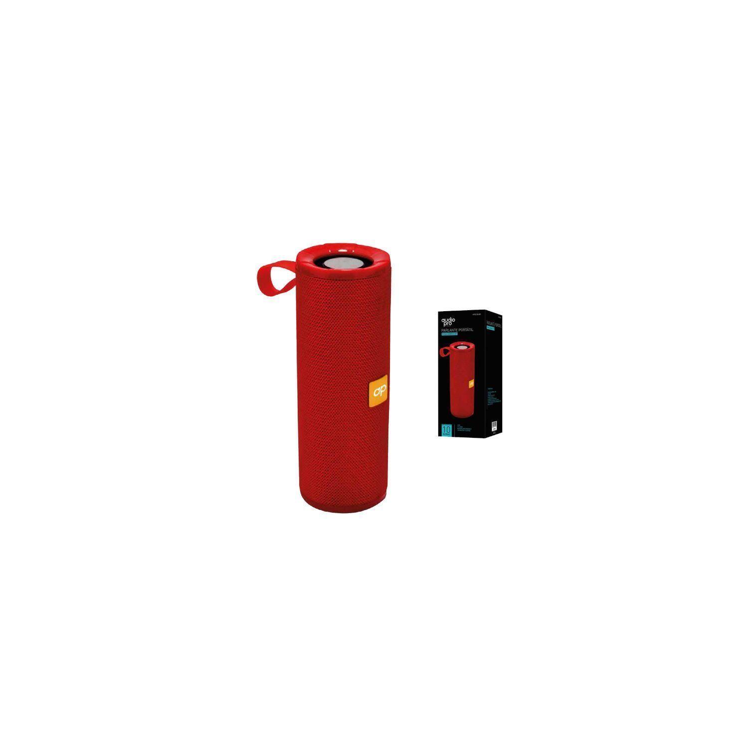 Parlante Bluetooth 10w Recargable Rojo - Puntostore-2