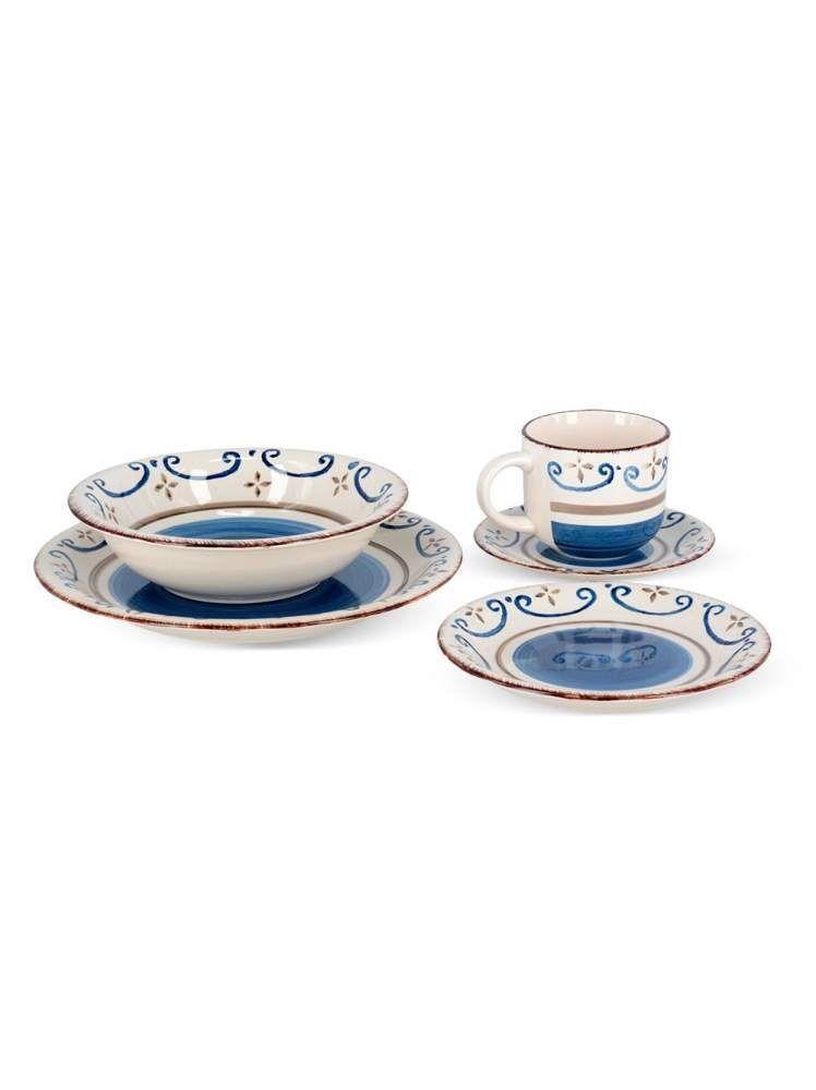 Juego Vajilla 30pcs Isabella Hallen Porcelana Cocina Hogar-0