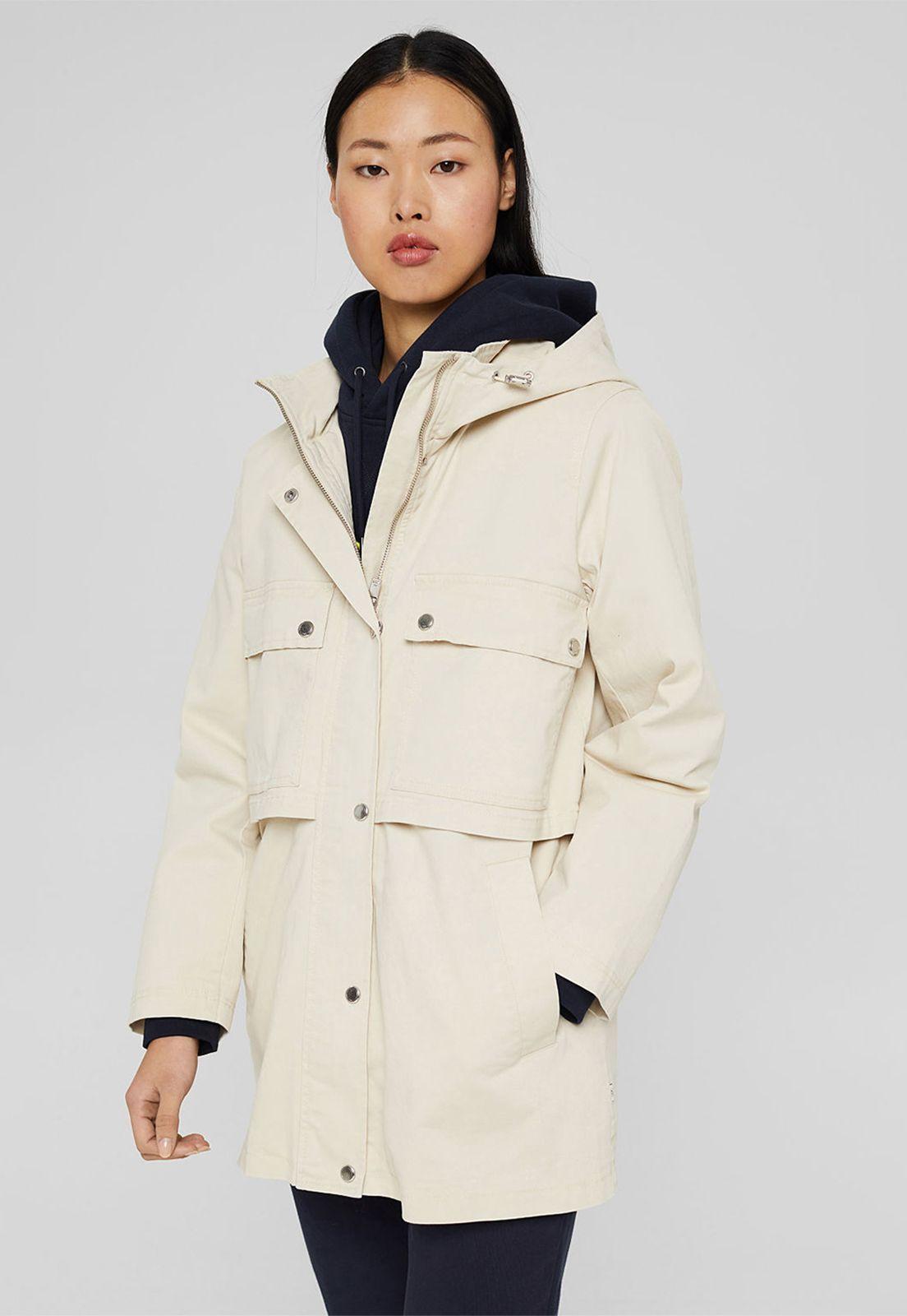 Chaqueta Mujer Con Capucha Esprit-0