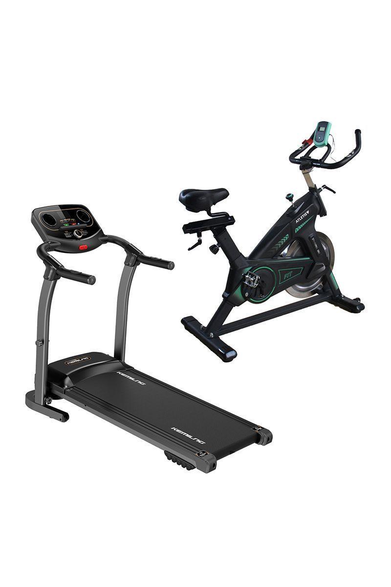 Pack Trotadora M201 + Bici Spinning Pro 800 Negro-0