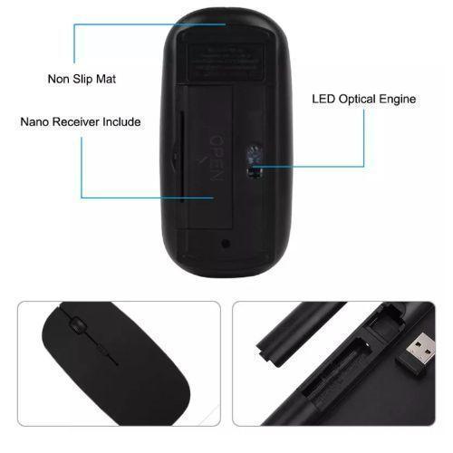 SET TECLADO  MOUSE K908 NEGRO-3