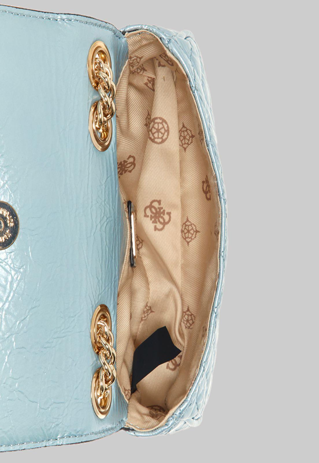 Mini Cartera Guess Spark Micro Mini Pwb Celeste-2