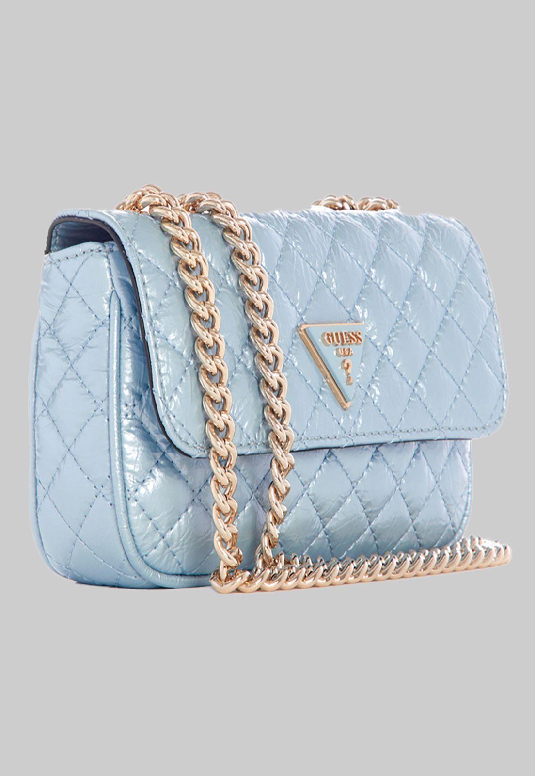 Mini Cartera Guess Spark Micro Mini Pwb Celeste