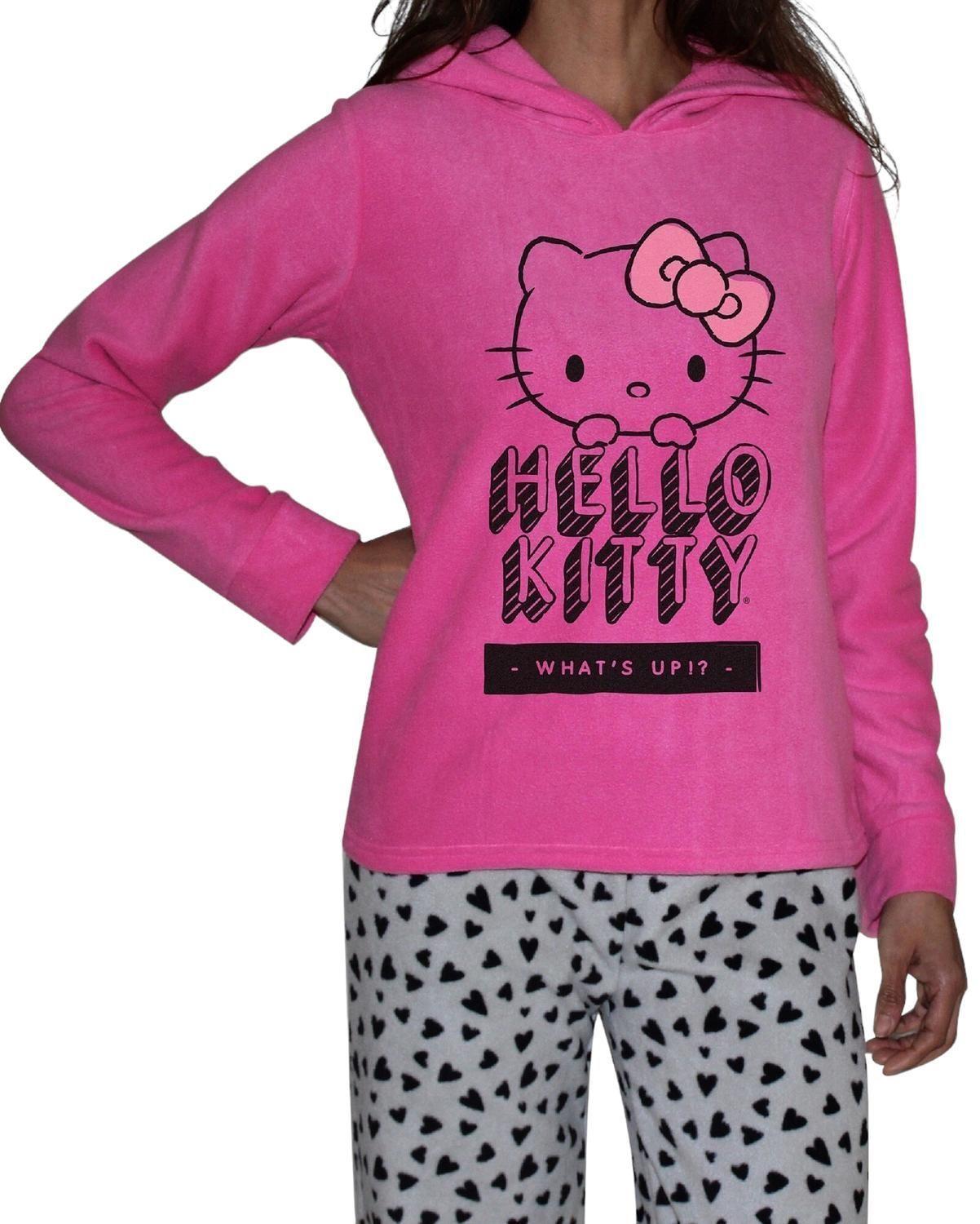 Pijama Mujer Micro Polar  Estampado Hello Kitty-1