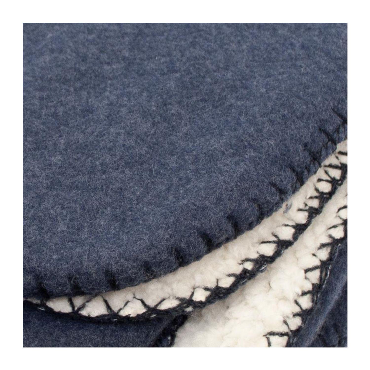  Manta Polar Sherpa Novara Navy 125x170cm Palermo-1