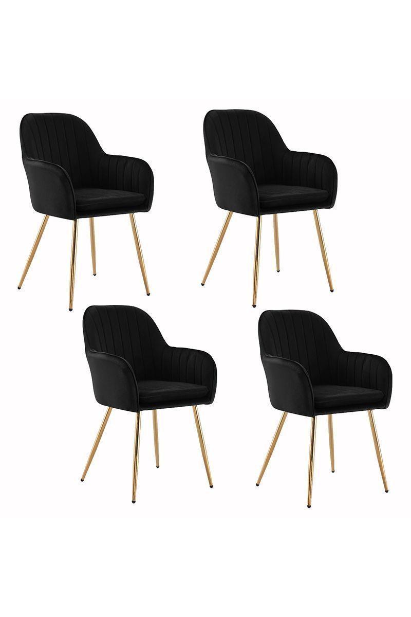 Pack 4 Silla Sitial Alicante Negro-0