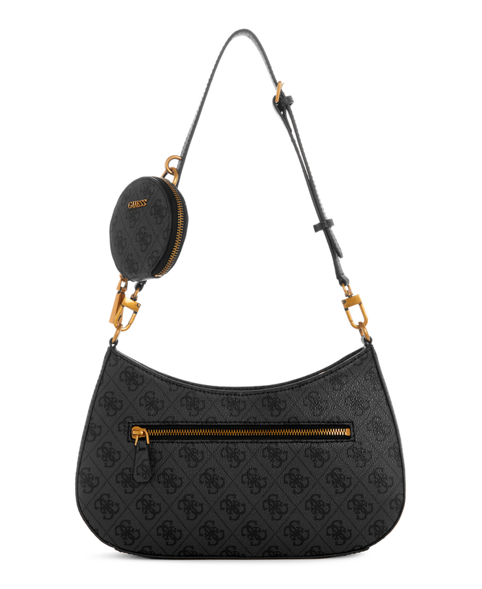 Cartera Guess Alexie Top Zip Shoulder Bag Clo Carbón-2