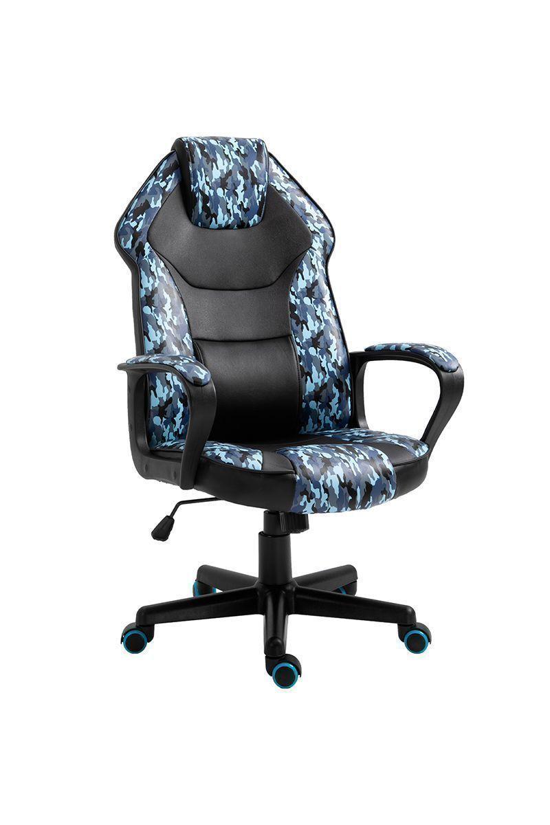 Silla Gamer Legend Pro Altura Ajustable Azul-0