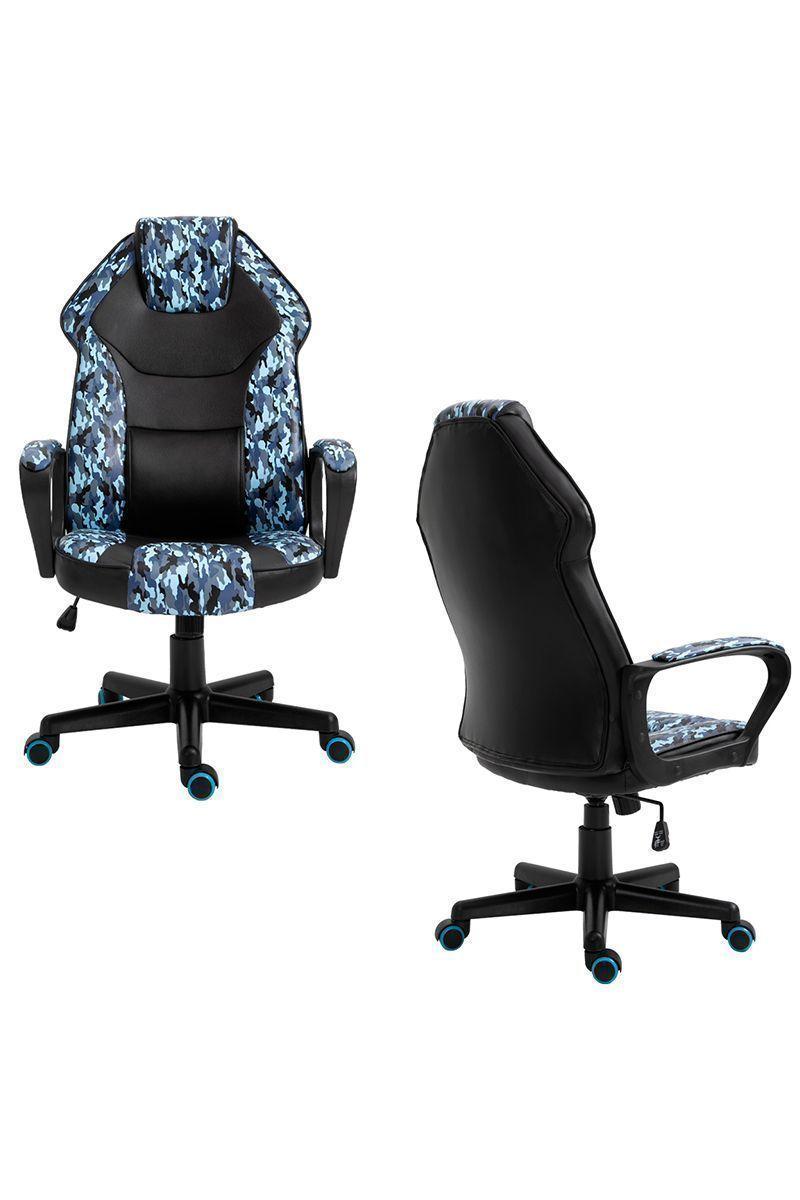 Silla Gamer Legend Pro Altura Ajustable Azul-3