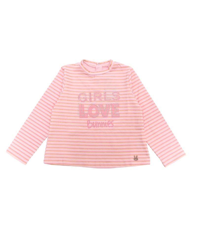 Polera Kids Niña Listada Ficcus-0