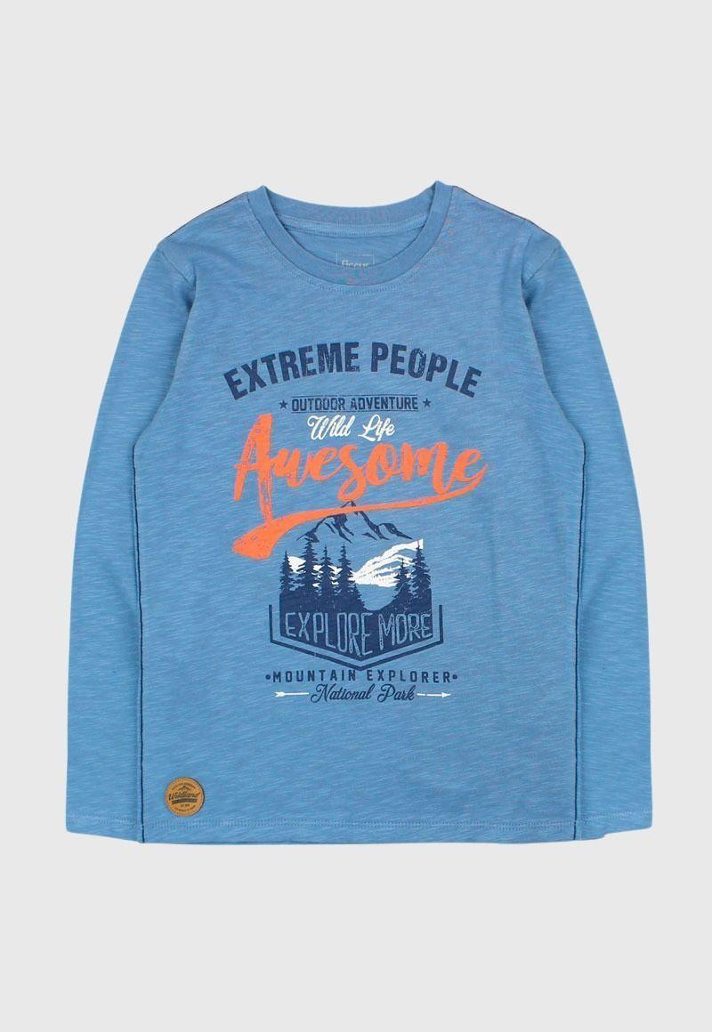 Polera Kids Niño Awesome Ecolife-0