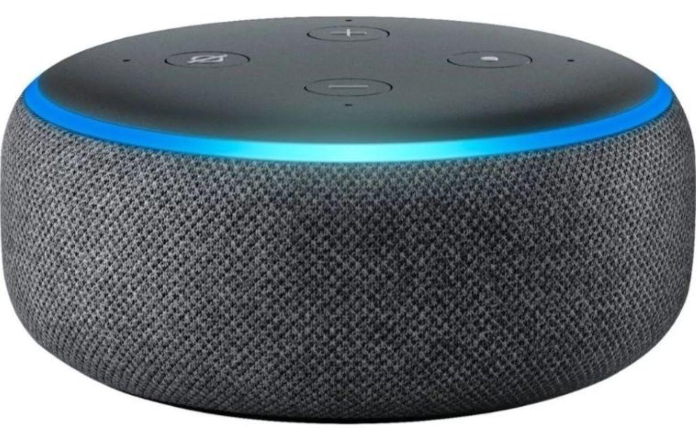 Amazon Echo Dot 3rd Gen con asistente virtual Alexa carbón 110V/240V Negro-3