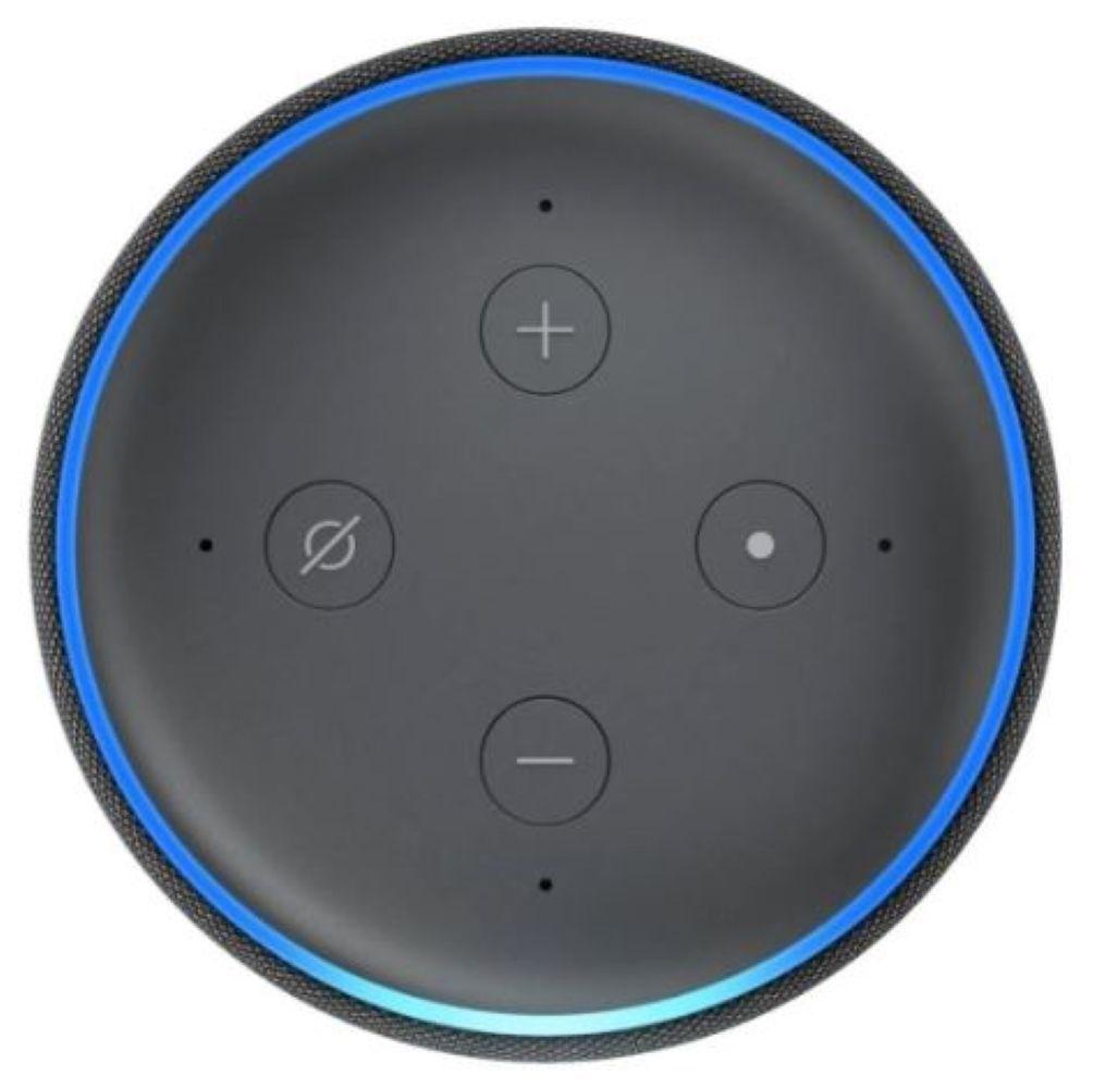 Amazon Echo Dot 3rd Gen con asistente virtual Alexa carbón 110V/240V Negro-0