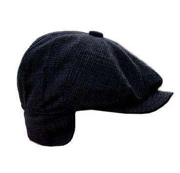 Boina hombre invierno Bristol azul marino-3