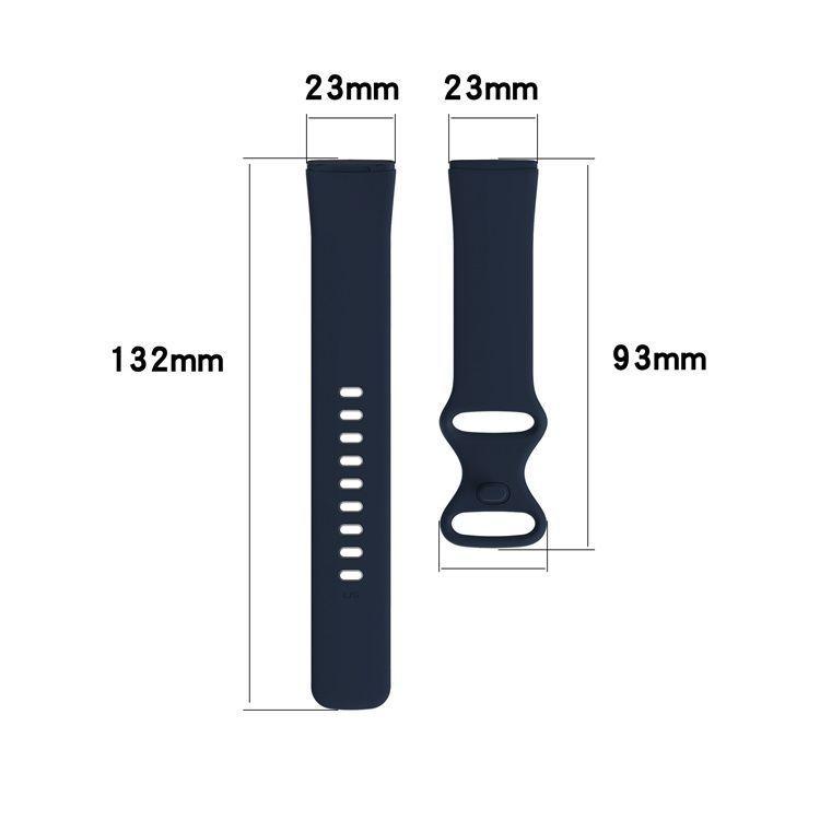Correa Silicona Para Fitbit Versa 3 / Sense / Verde Agua 23mm L-1