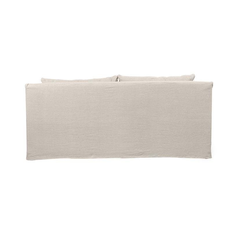 Sofá Lircay Chenille Hueso 3C-2