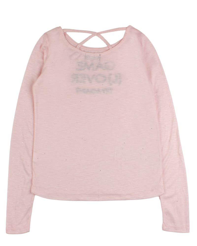 Polera Teensniña M/Larga Bordada Retro Gym Like it-1