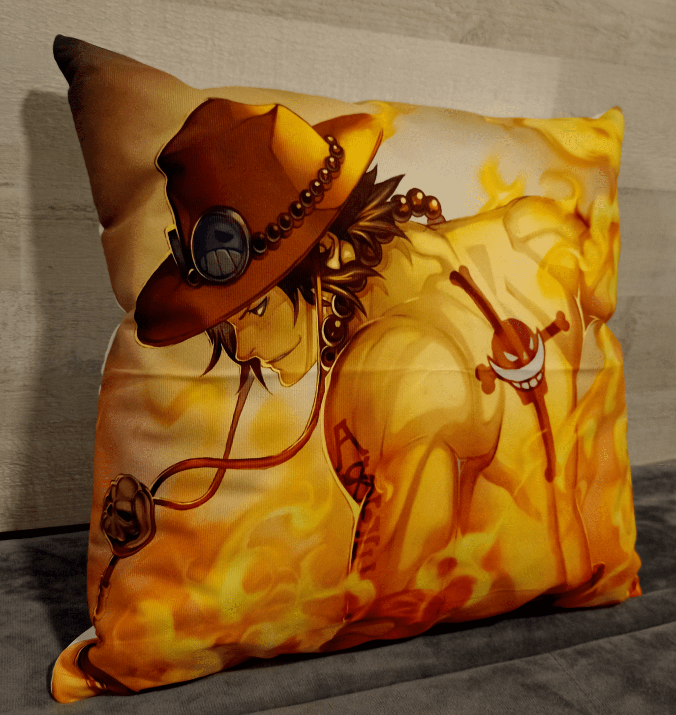 Cojín Felpa 45x45 cm De Port Gas D Ace Extra Suave -2