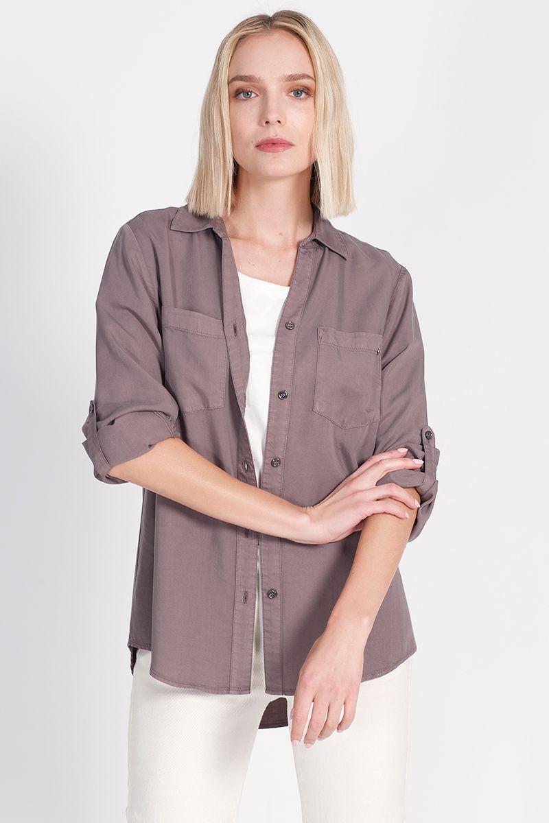 Blusa Camisero Gris Liola-2