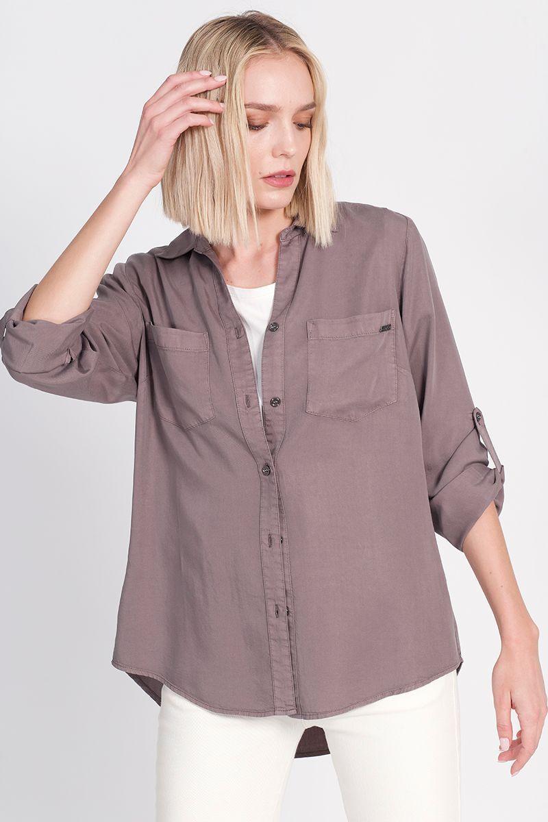 Blusa Camisero Gris Liola-0