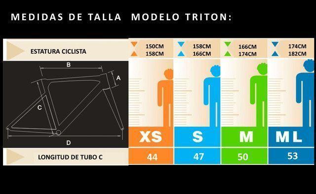 Bicicleta Sunpeed Ruta Triton Negra 50 (M)-6