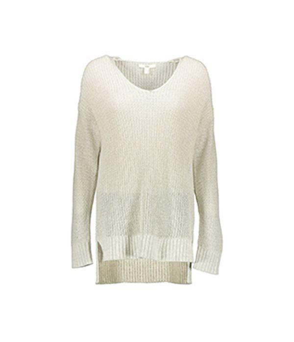 Sweater cuello V-0