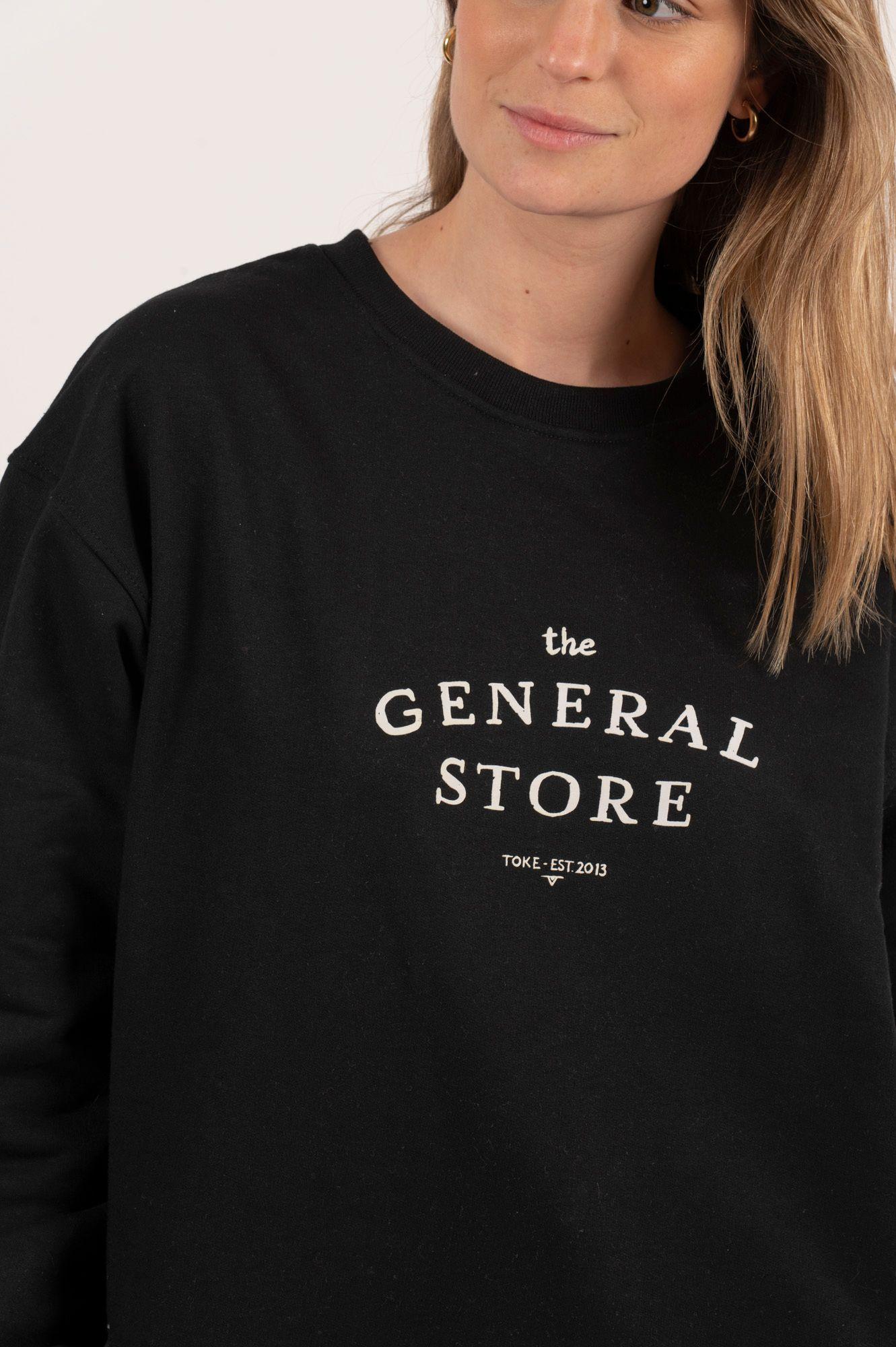 Polerón Algodón Sin Gorro Toke Store Negro-1