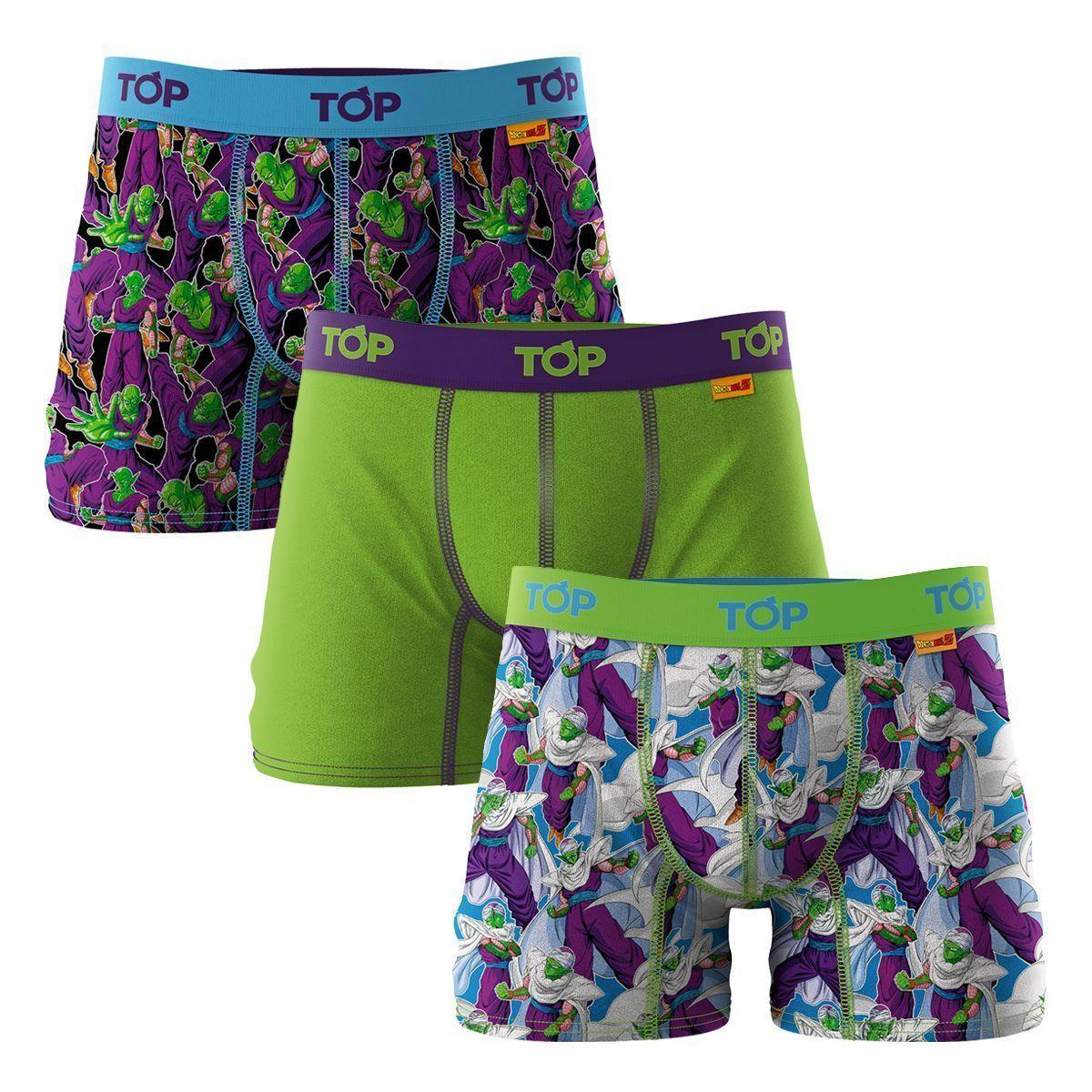 Boxer Medio Dragon Ball Z Microfibra Pack 3 PICCOLO C2-0