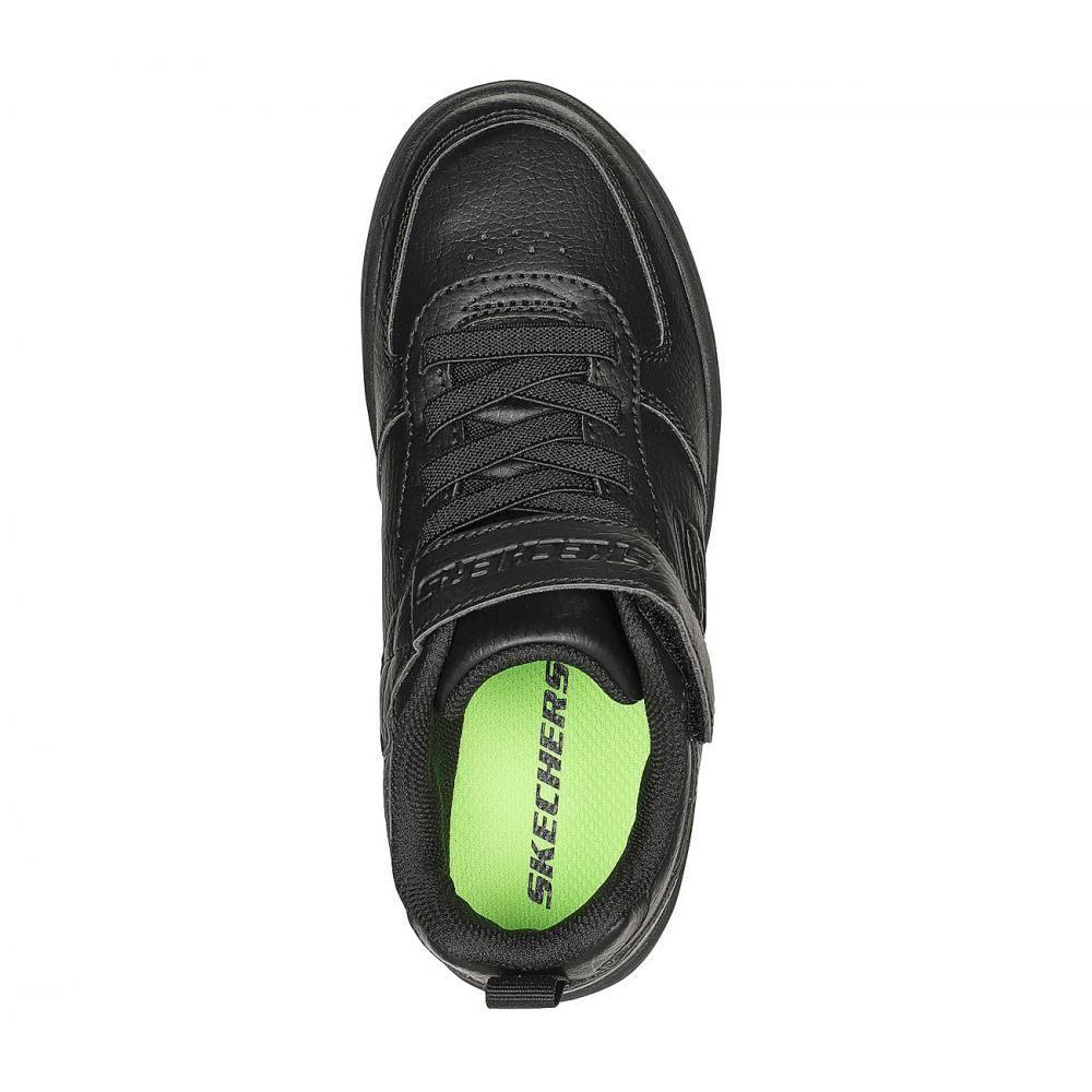 Zapatilla Niño Sport Court 92 Negro Skechers-1