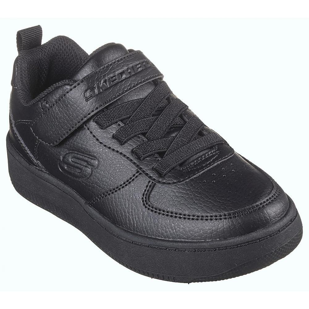 Zapatilla Niño Sport Court 92 Negro Skechers-4