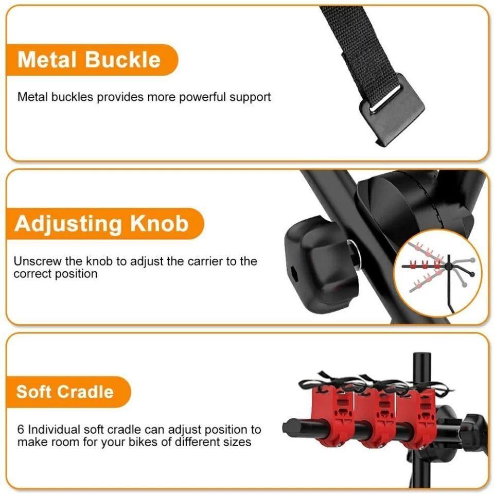 Porta Bicicletas Para Autos Con 3 Soportes-2