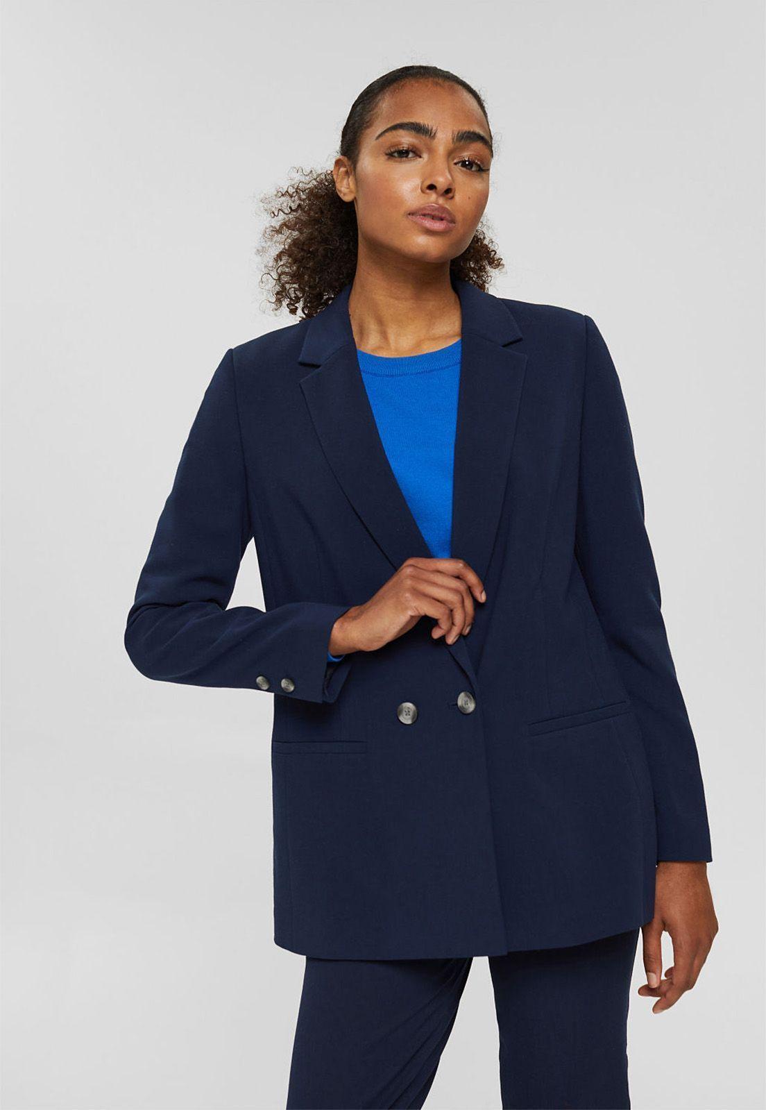 Blazer Mujer Liso Esprit-0